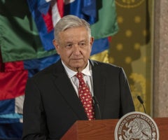 Presidente de México, Andrés Manuel López Obrador. Foto: Bloomberg.