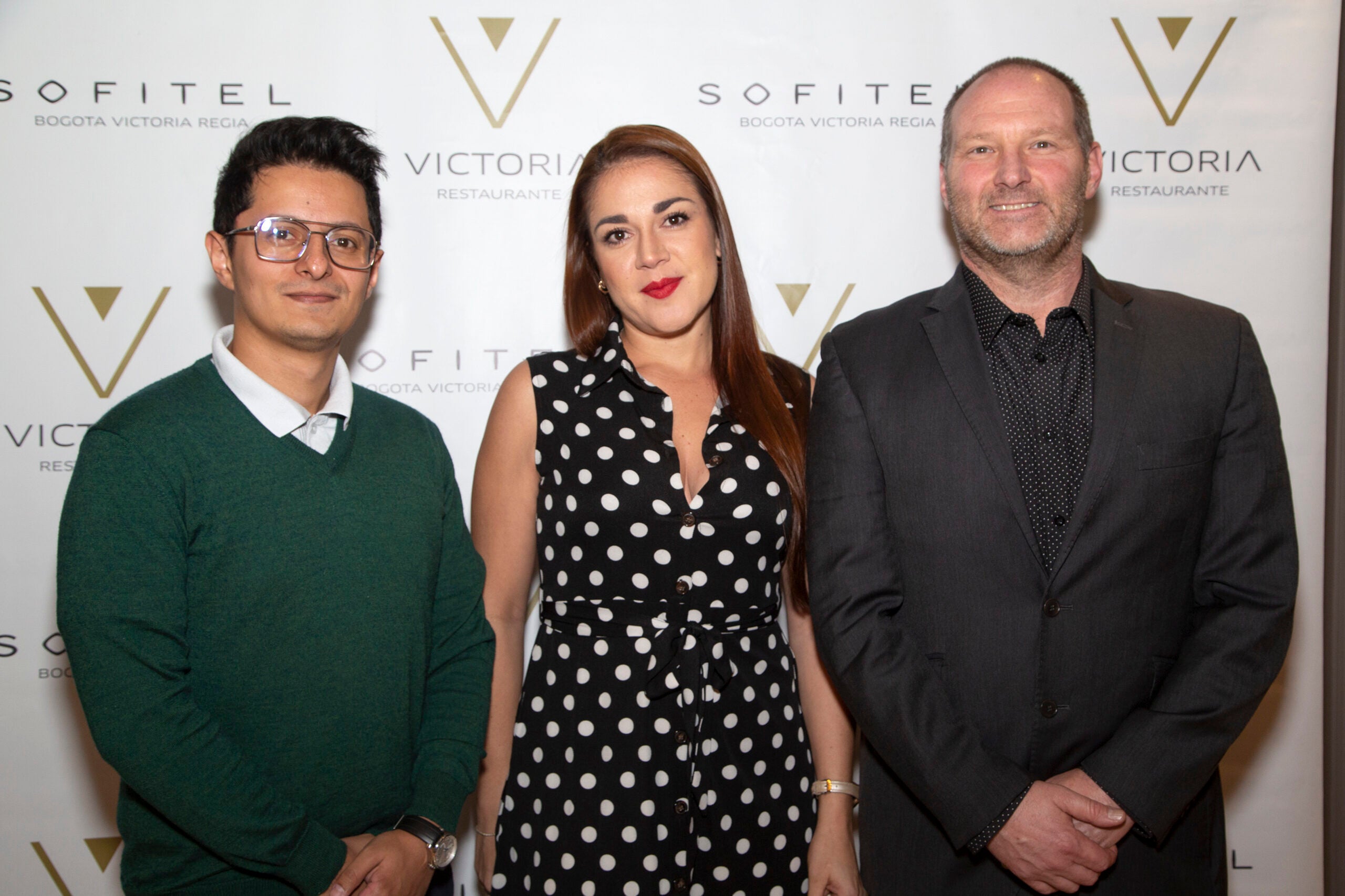 David Mejía, Vanessa Loaiza y Russell Coleman