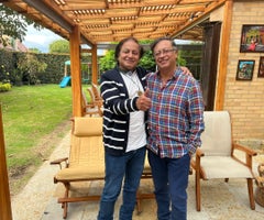 Gustavo Petro y su hermano Juan Fernando Petro Gustavo Petro y su hermano Juan Fernando Petro