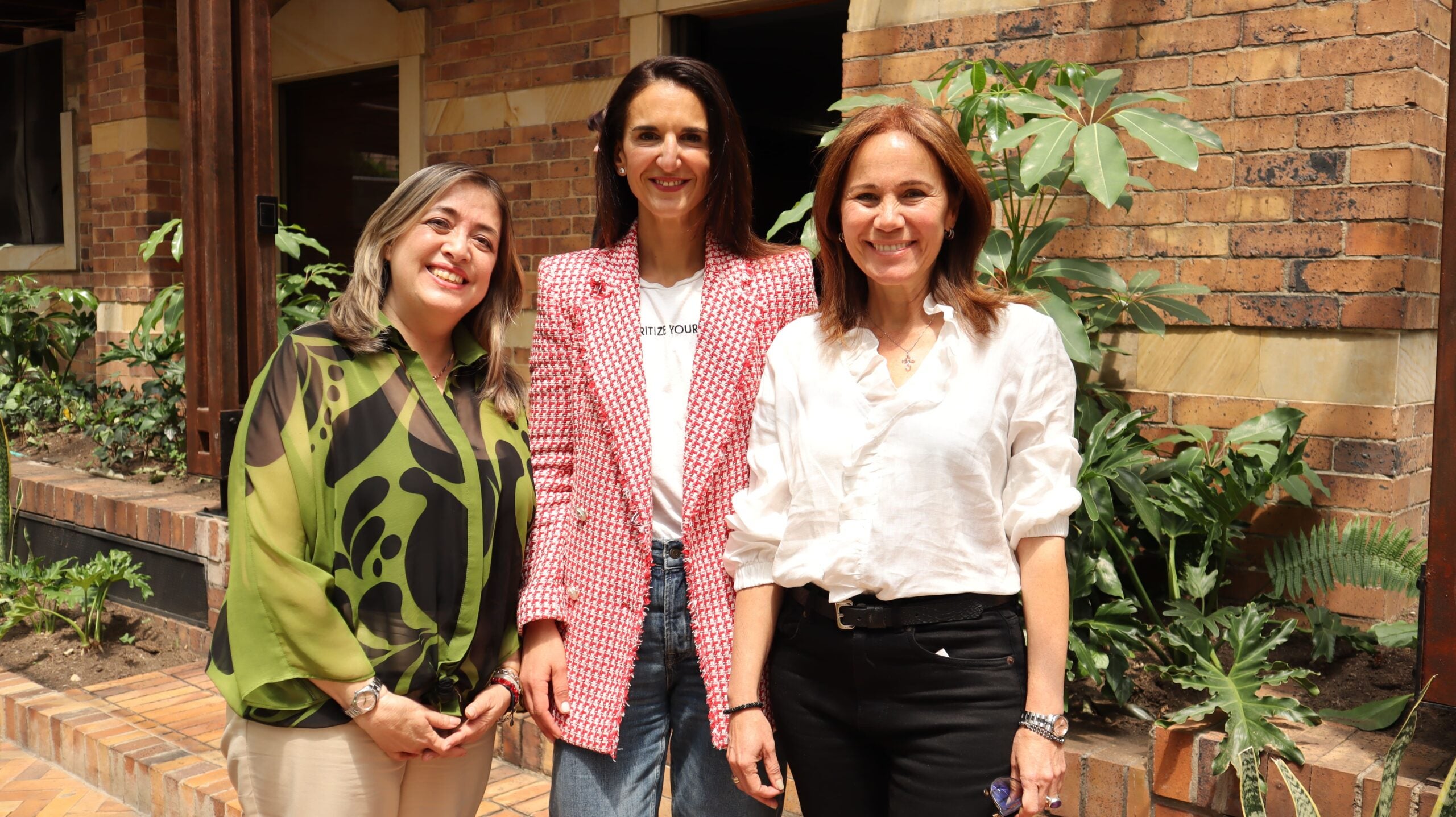 Adriana Vega, Janeth Giha y Aida Jaramillo
