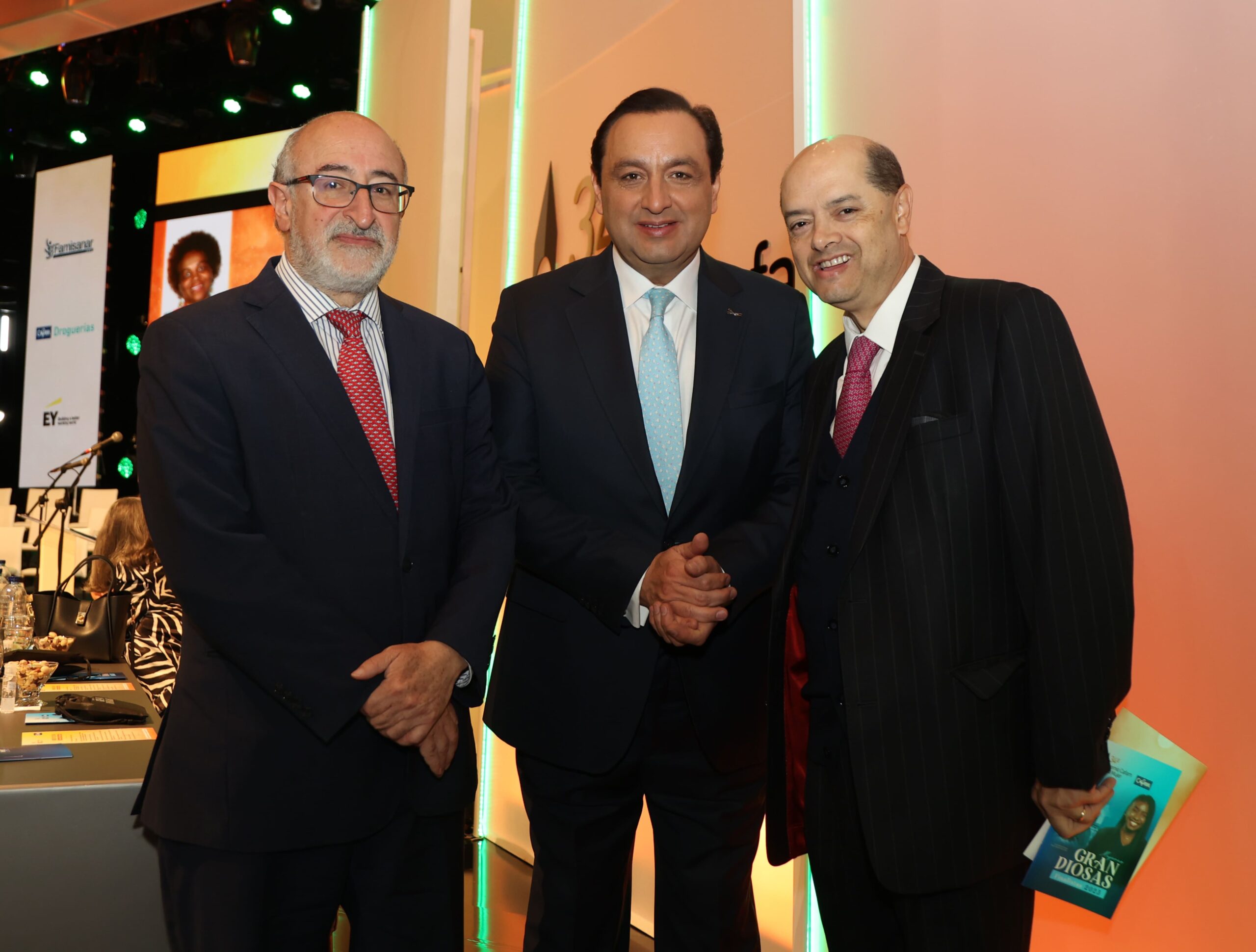 Juan Lozano, Jorge Alfredo Vargas y Enrique Vargas Lleras