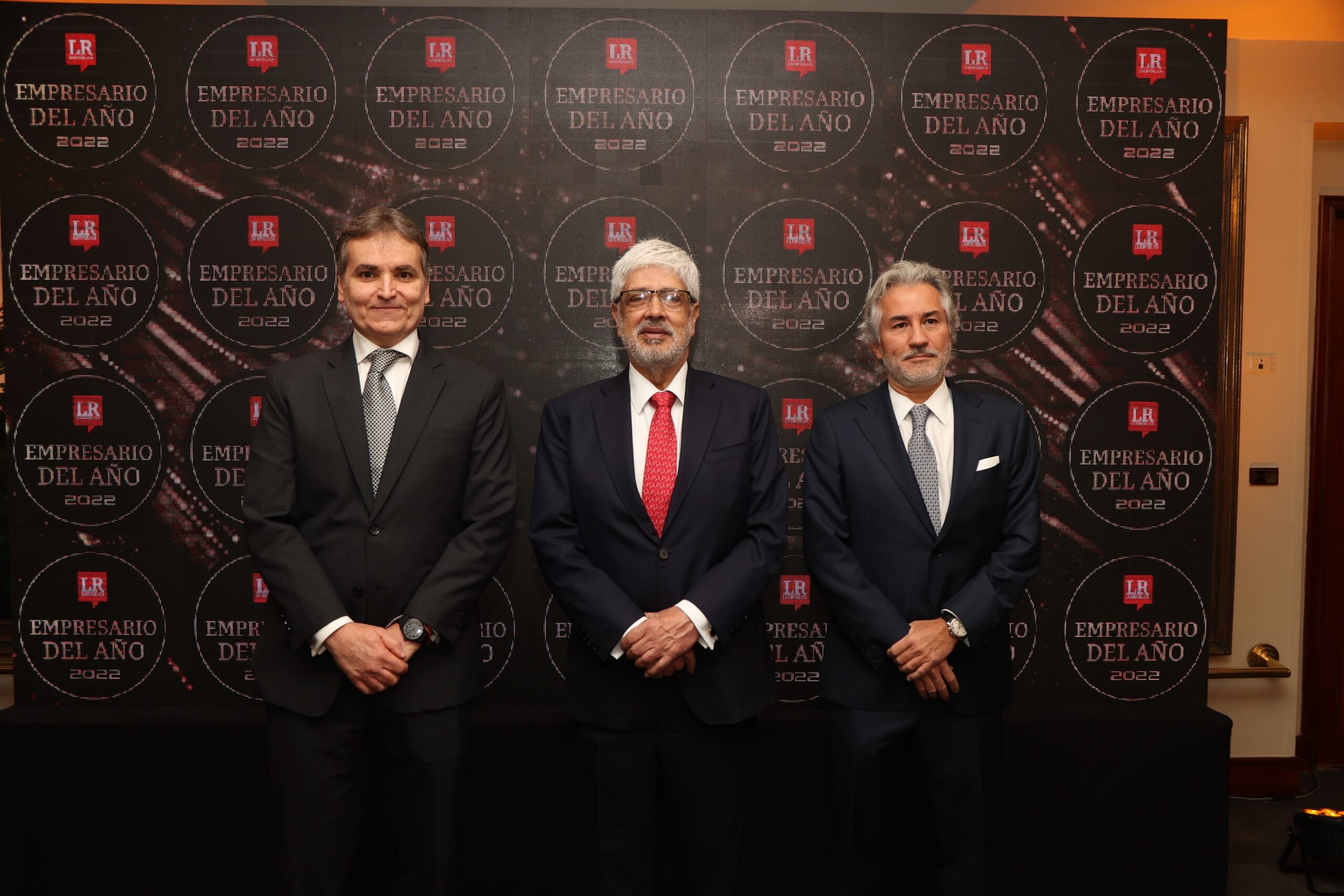 Sergio Quijano, gerente general del diario La República; Germán Umaña, ministro de Comercio, Industria y Turismo; y César Caicedo, presidente de Colombina, Empresario del Año