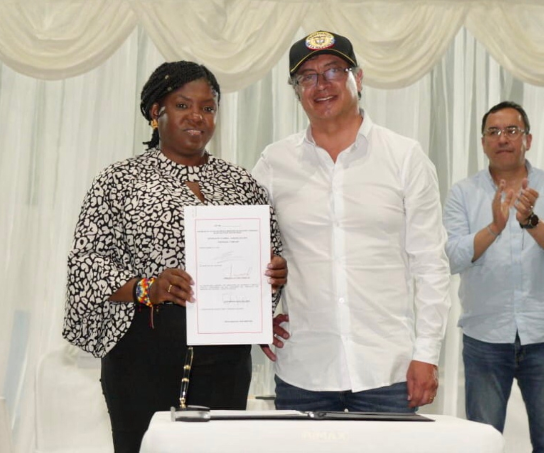 Francia Márquez y Gustavo Petro