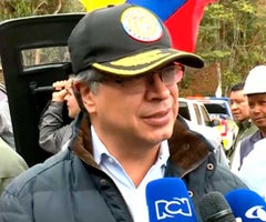 Gustavo Petro, presidente de la República, en Rosas, Cauca