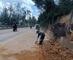Fuertes lluvias afectan la movilidad en Bogotá- Idiger