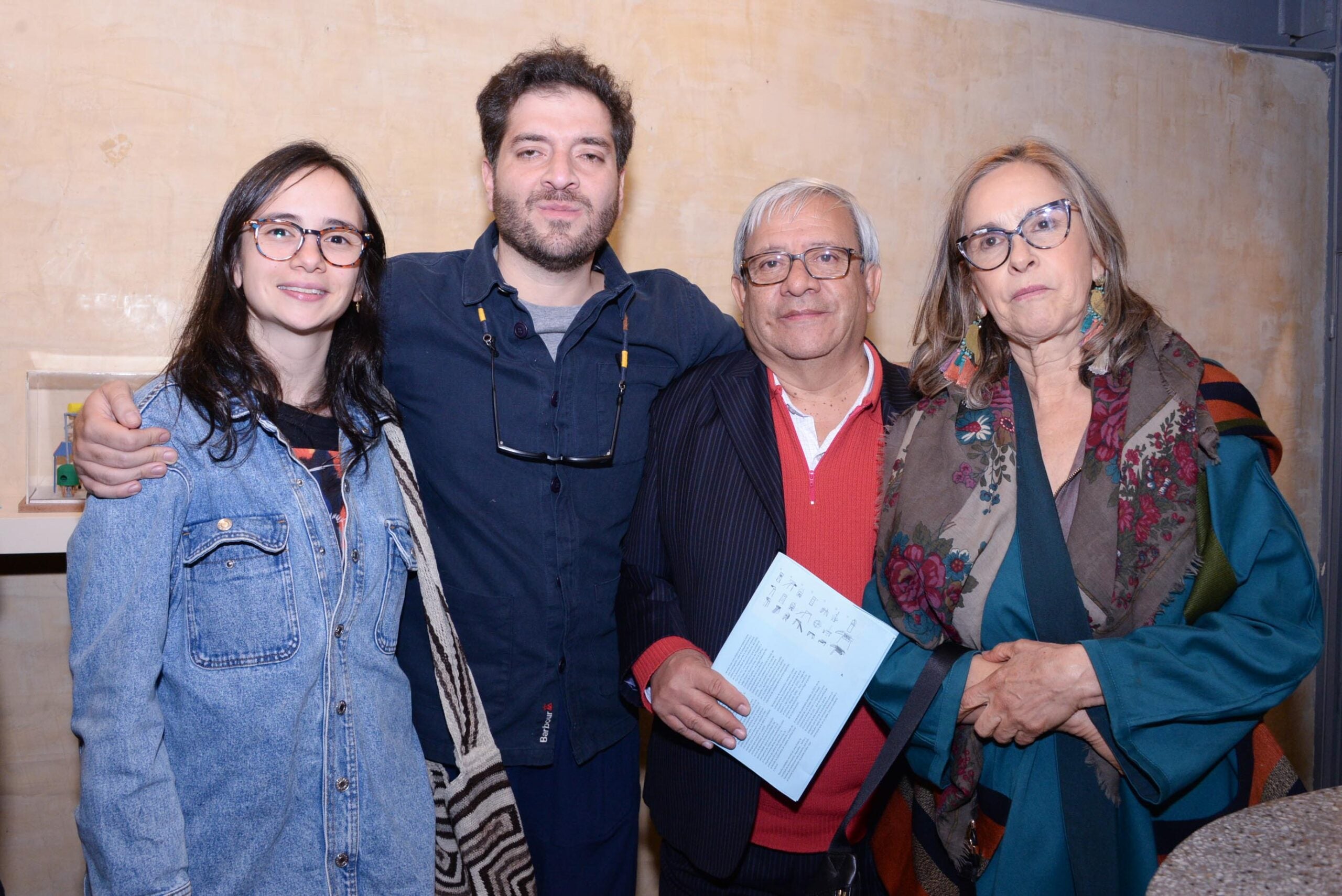 En la exposición participaron Juliana Niño, Antonio Yemail, Juan Enrique Niño y Nelly Pardo.