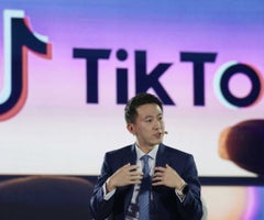 Shou Zi Chew, CEO de TikTok. Foto: Bloomberg