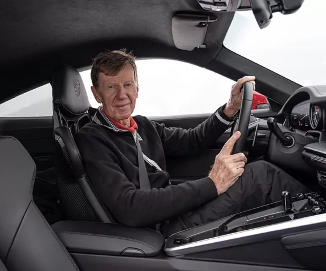 El bicampeón del mundo de rallies Walter Röhrl.