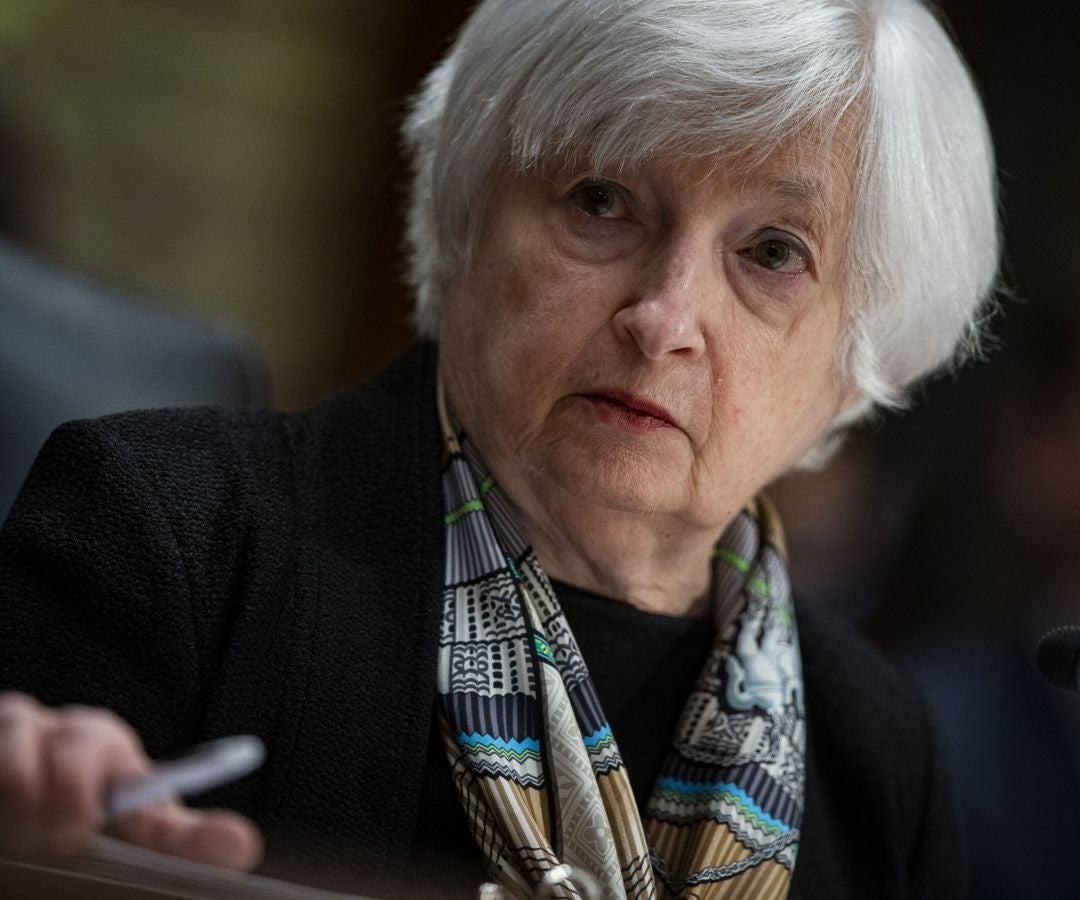 Janet Yellen, secretaria del Tesoro de EE.UU. Foto: Bloomberg.