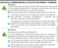 Borrador de política de sector administrativo del sector Minas y Energía