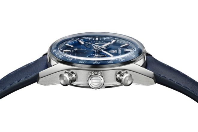 Vista de perfil del nuevo Carrera de TAG Heuer.