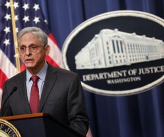 El fiscal general de los EE.UU., Merrick Garland. Foto: Bloomberg.
