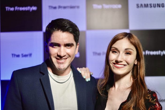 En el evento estuvieron los actores Guillermo Blanco y Viviana Santos