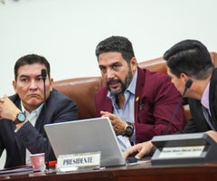 Aghmet Escaf, presidente de la Comisión Séptima