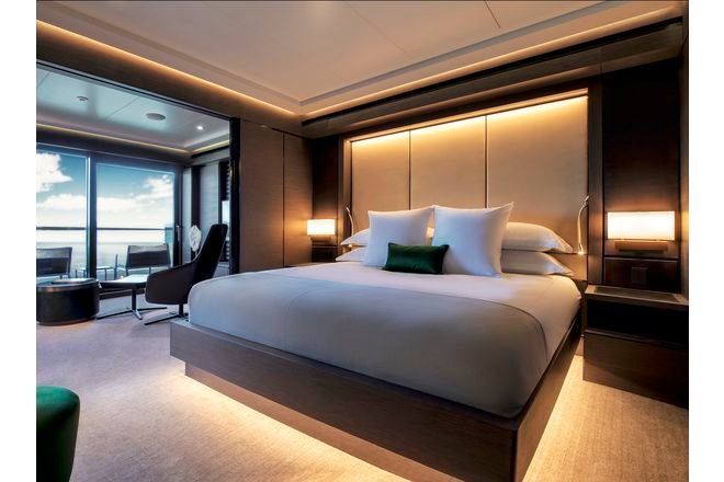 Los nuevos barcos tendrán 228 habitaciones, algunas de ellas de más de 100 metros cuadrados.