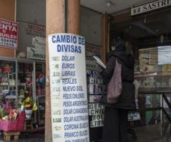 Escasez de dólares en Bolivia. Foto: Gestión