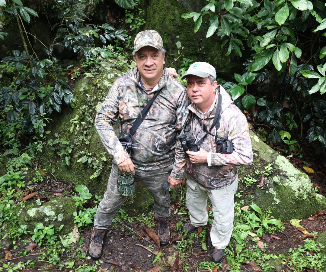 César Tovar Chía, dir. comercial finca La Pedregoza; y Rafael Tovar Chía, director general finca La Pedregoza