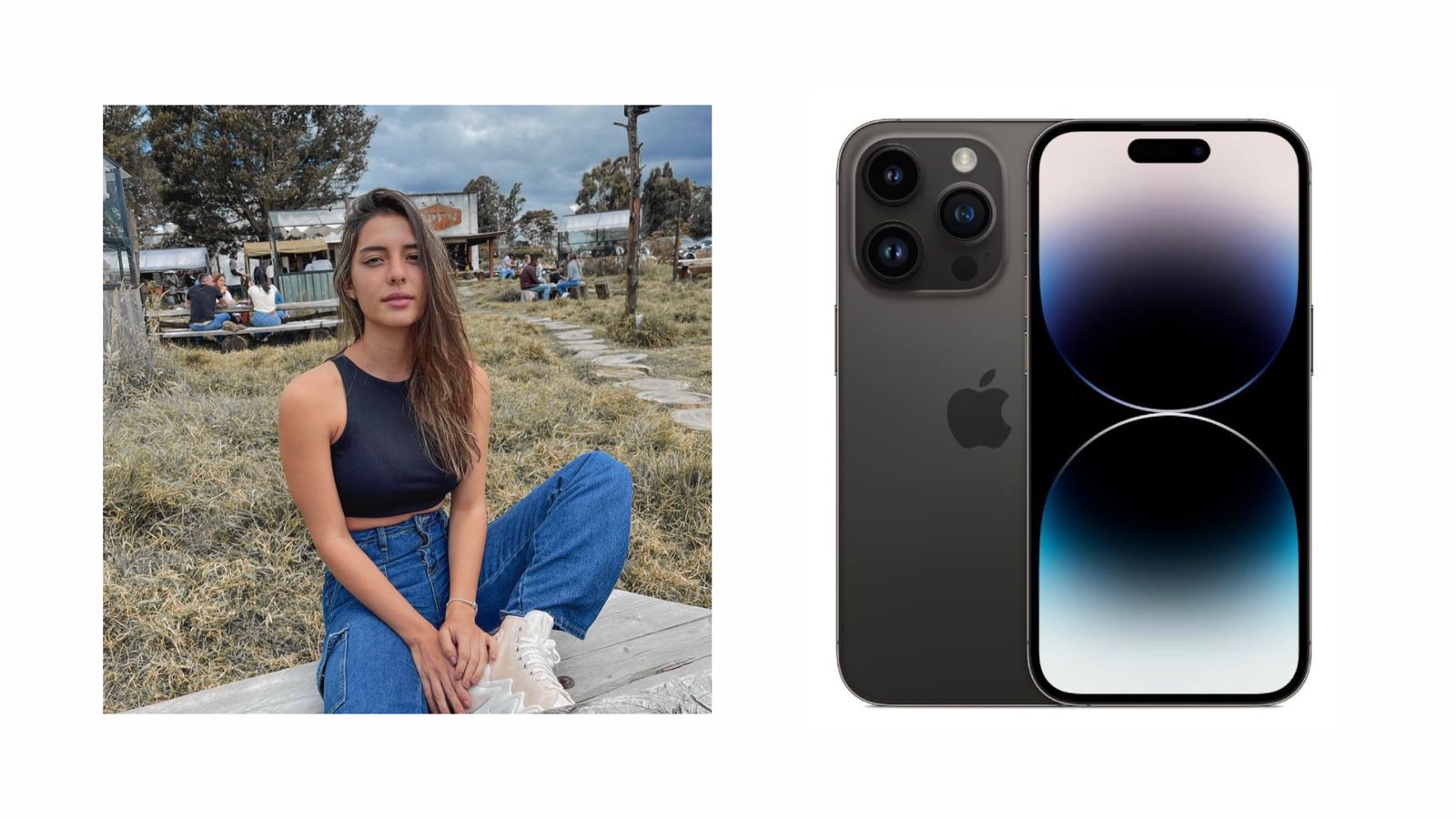 Isabela Delgado, tiktoker de estilo de vida / iPhone 14 Pro