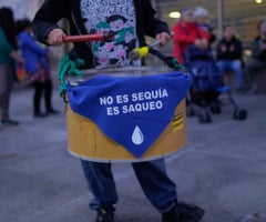 Protesta por sequía en Uruguay