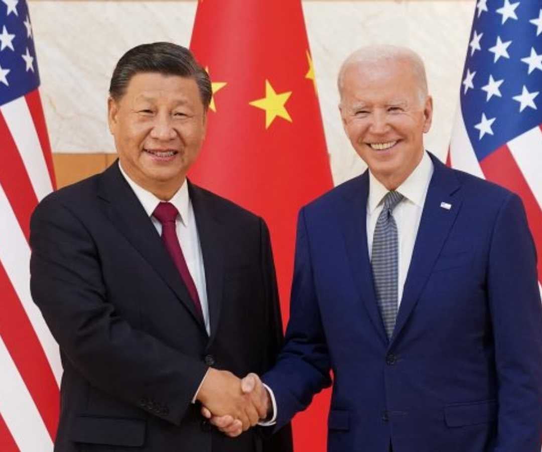 El líder chino, Xi Jinping junto a Joe Biden, durante su último encuentro en noviembre de 2022. Foto: Reuters