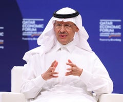 Ministro de Energía de Arabia Saudita, el príncipe Abdulaziz bin Salman. Foto: Bloomberg.