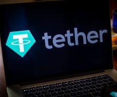 Tether. Foto: Bloomberg.