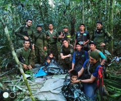 Aparecen los niños perdidos en la selva