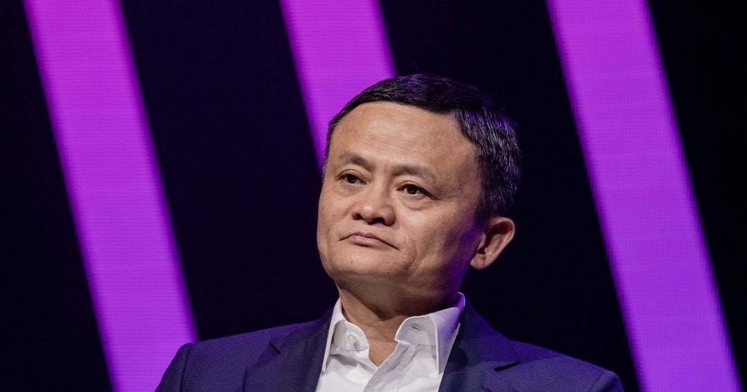 El cofundador de Alibaba, Jack Ma, aparece en un evento de la empresa ...
