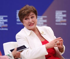 Kristalina Georgieva, directora general FMI. Foto: Bloomberg