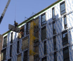 Vivienda construcción. Foto: Bloomberg.