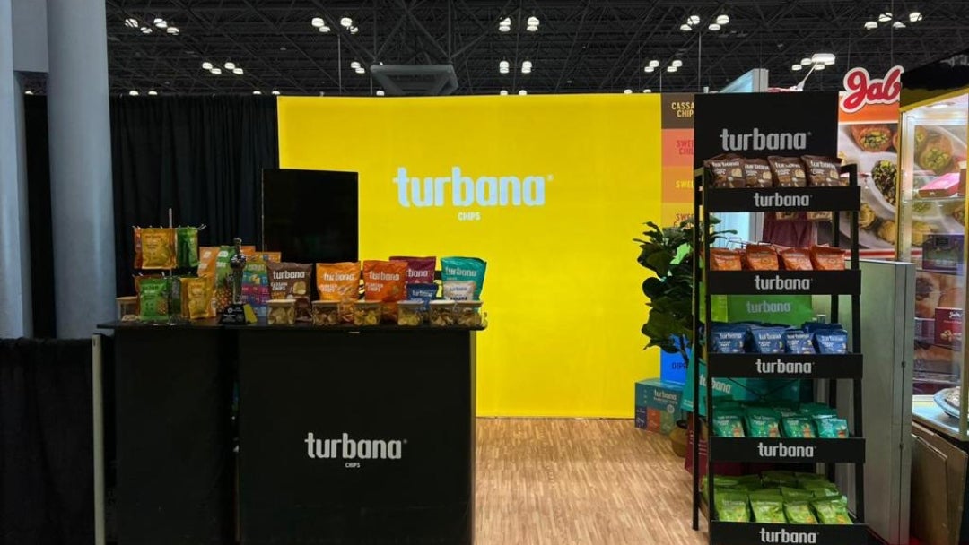 Línea de snacks de Unibán, Turbana, participación en Fancy Food Show Nueva York. Foto: Unibán.