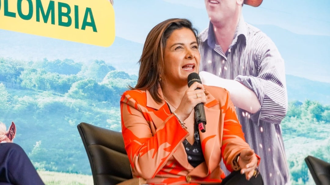 Jhenifer Mojica, ministra de Agricultura, en la inauguración de Agroexpo2023