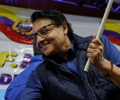 Fernando Villavicencio, candidato presidencial de Ecuador