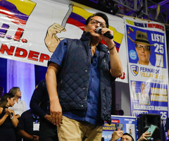 Fernando Villavicencio - Candidato ecuatoriano