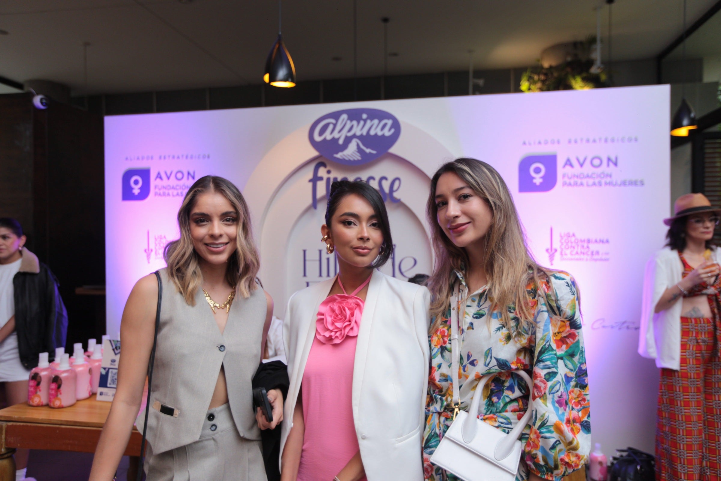 las creadoras de contenido Jennifer Castellanos, Daniela Bohórquez y Camila Villamil..