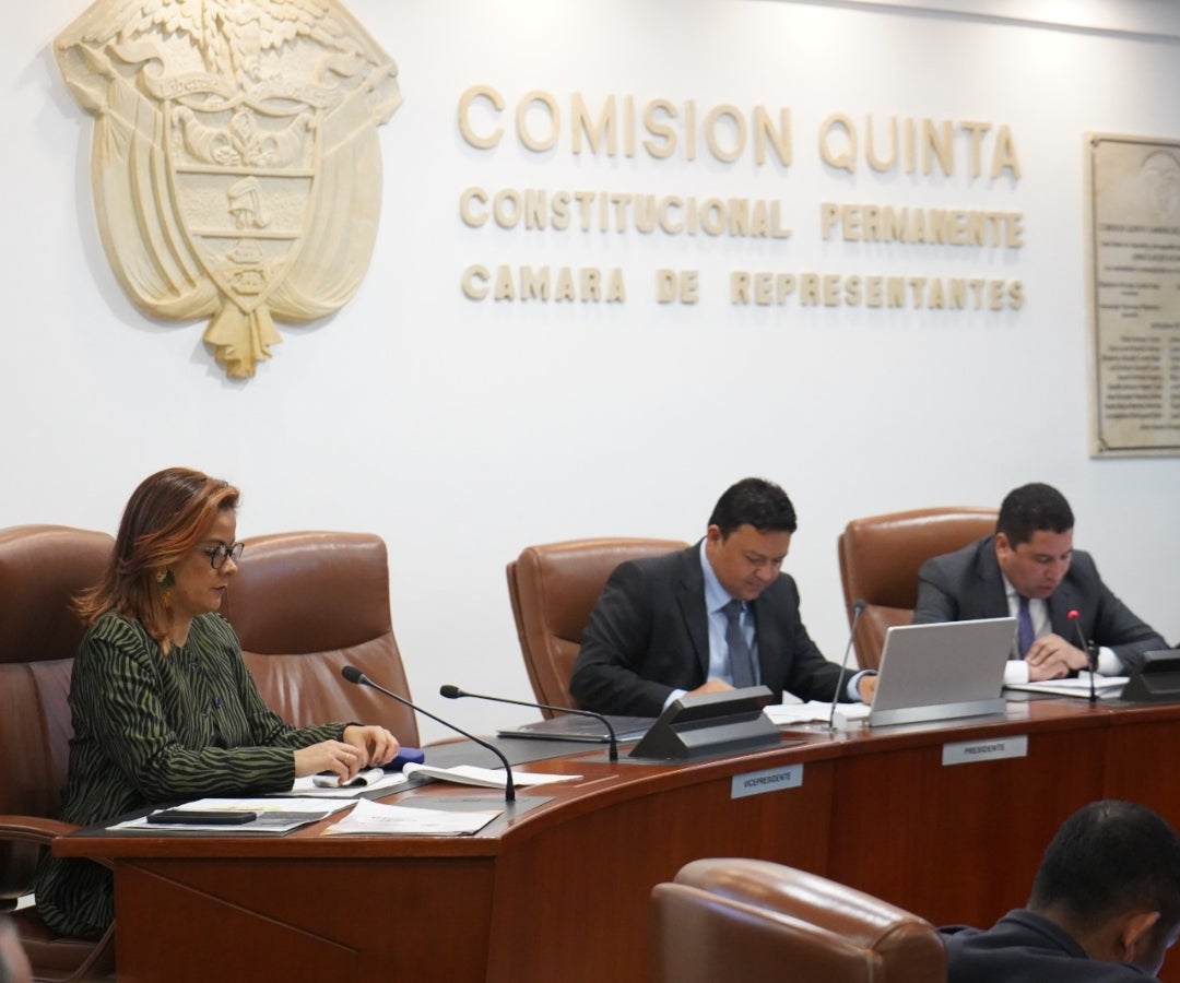 Jhenifer Mojica, ministra de Agricultura, en debate de control político