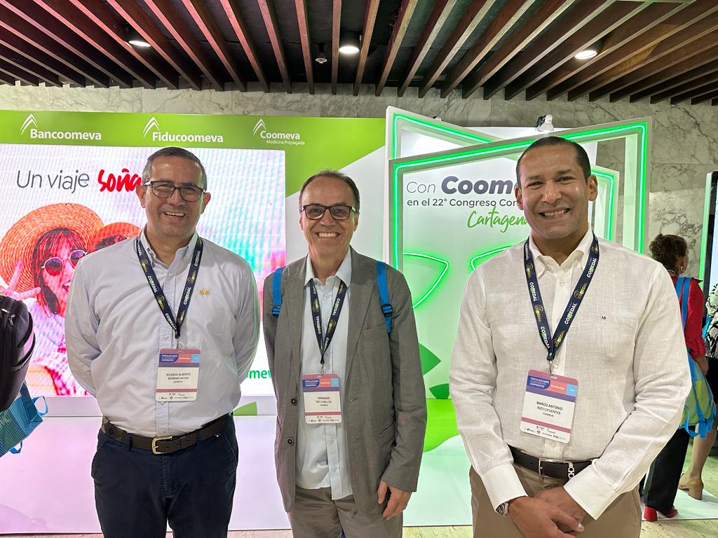 De Bancoomeva asistieron Ricardo Serrano, Fernando Rey y Marco Antonio Rizo.