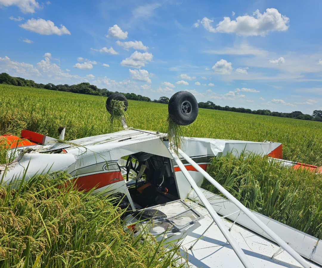Avioneta accidente César Ortiz Zorro
