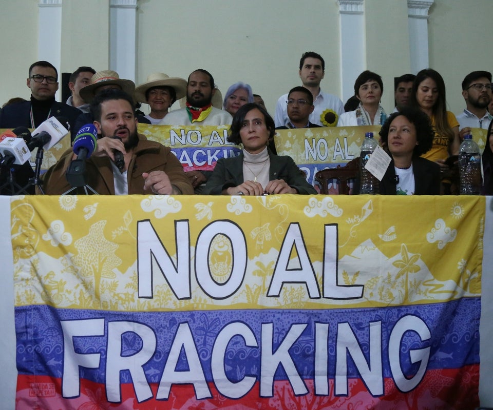 No al fracking