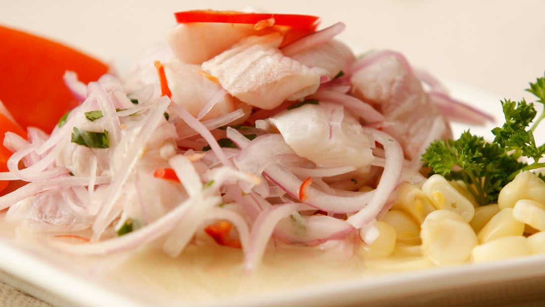 Plato de ceviche