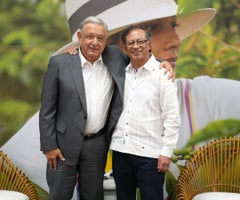 Gustavo Petro se reúne en Cali con su homólogo mexicano Andrés López Obrador