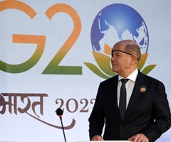 Olaf Scholz, canciller de Alemania en cumbre de G20