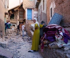 Imágenes del terremoto en Marruecos