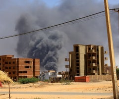 Bombardeo aéreo en Jartum