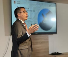 El ministro de Transporte, William Camargo El ministro de Transporte, William Camargo