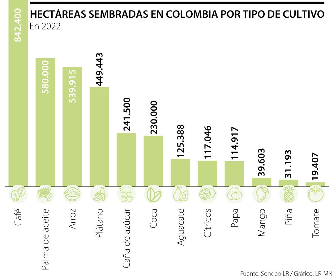 Hectáreas sembradas