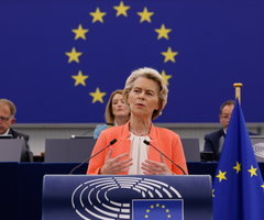 Ursula von der Leyen, presidenta de la Unión Europea