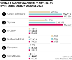 Visitas Parques Nacionales Naturales Gráfico LR