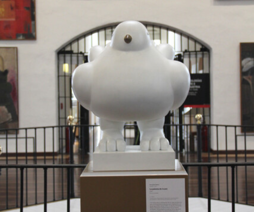 Paloma de la paz de Fernando Botero