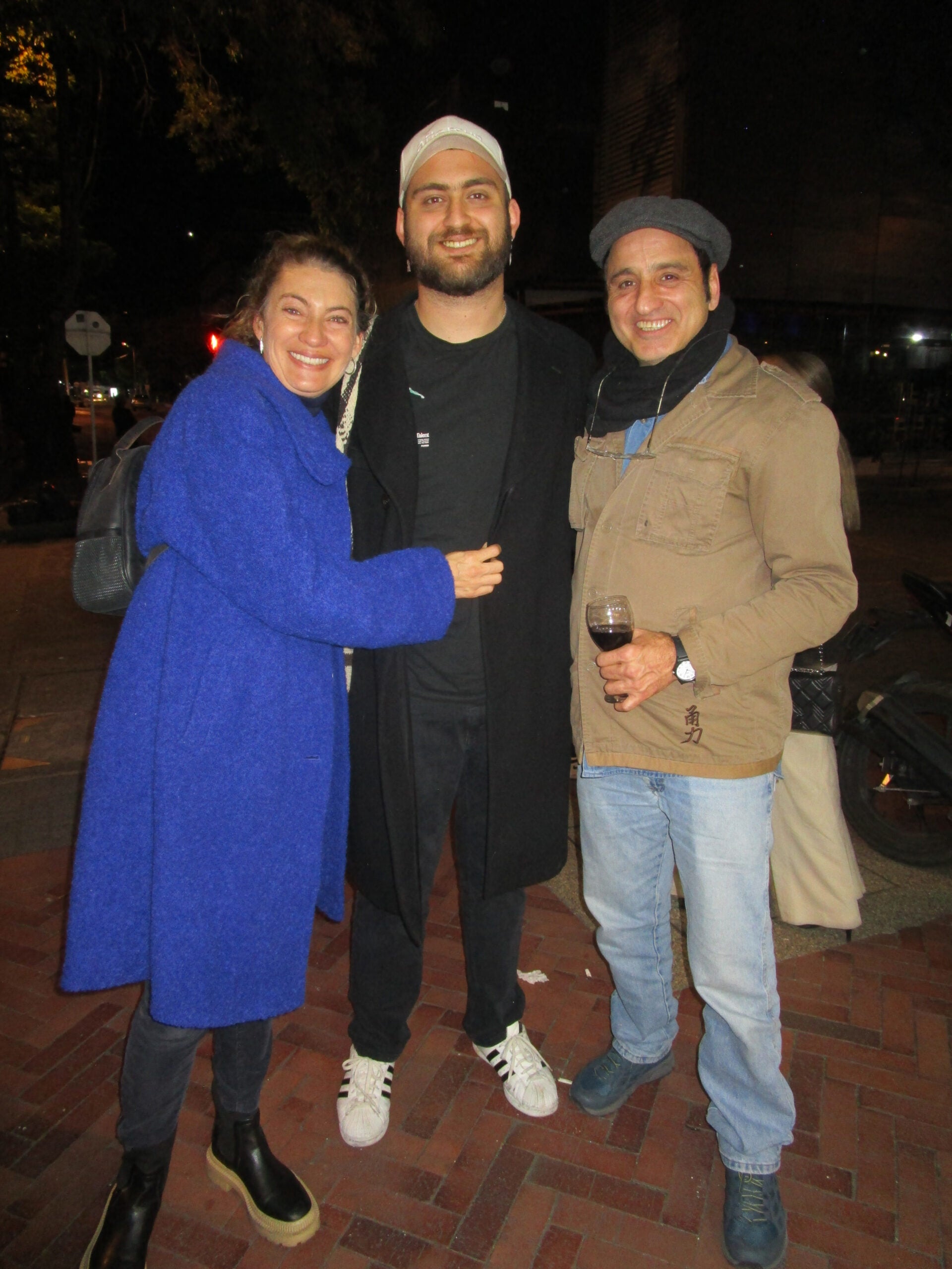 La actriz Adriana Arango; Juan José Díaz, director de fotografíade “Inventario”; y Robinson Díaz, actor, entre los asistentes.